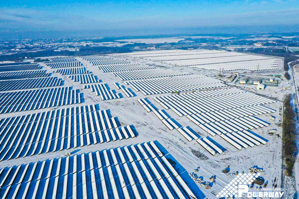 Congratulations! Powerway won a big contract for a 75MWp solar plant in Europe